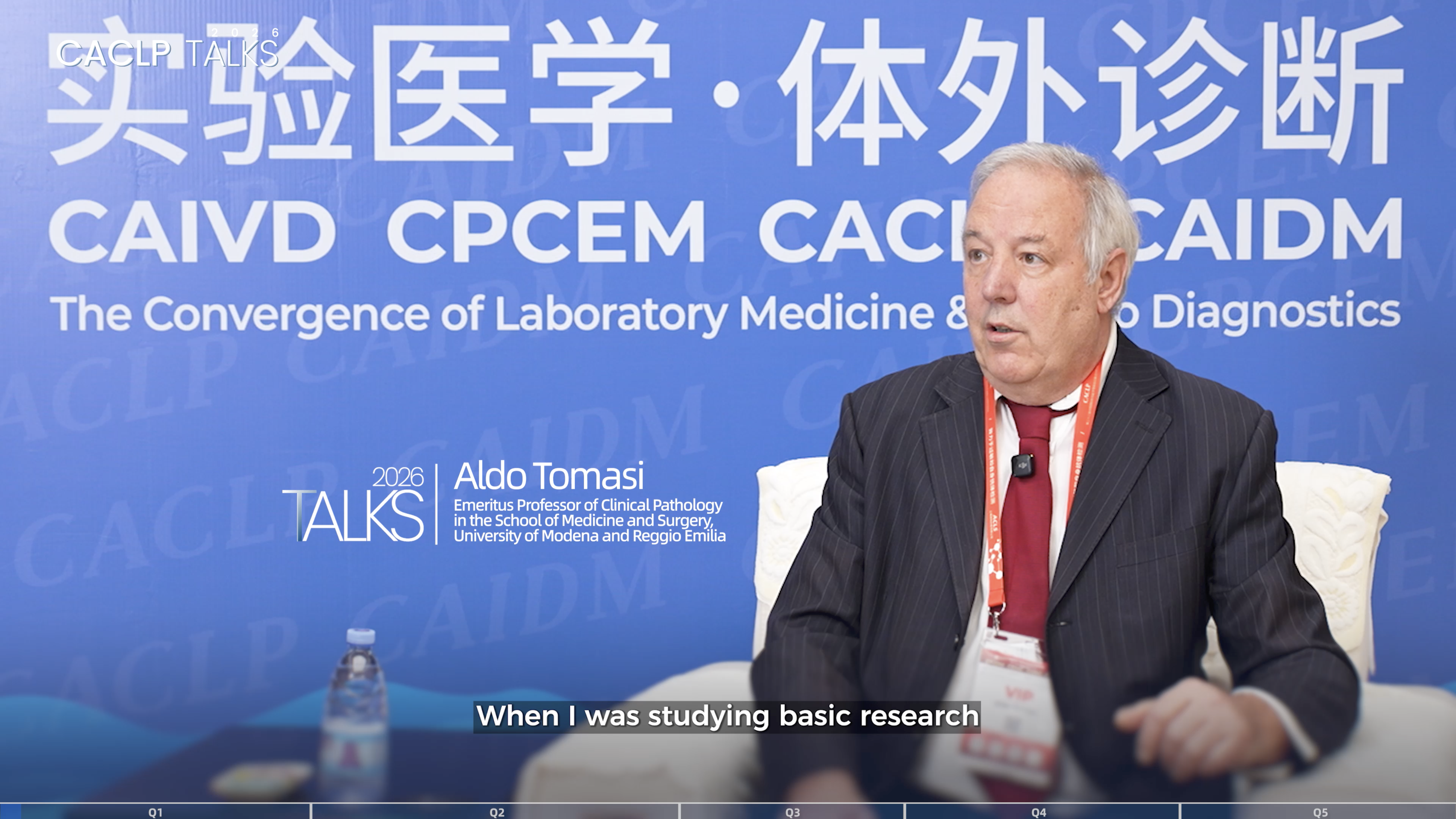  Talk with Prof. Aldo Tomasi at CACLP 2026